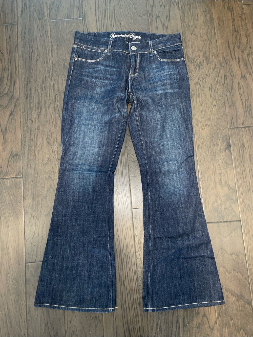 Dark Blue Women's Flare Jeans